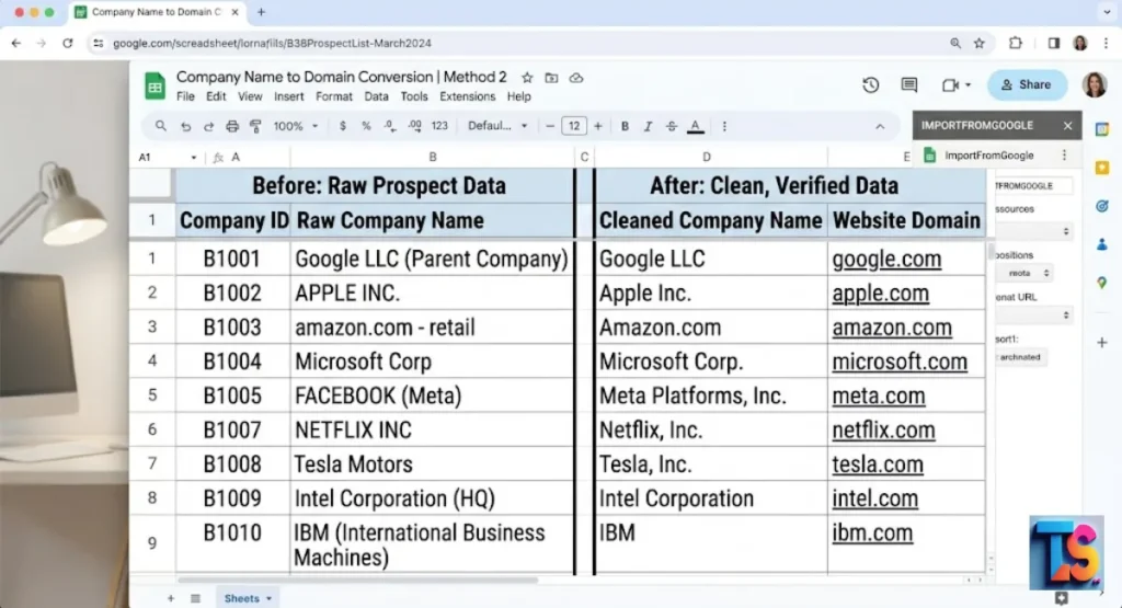 Using Native Google Sheets Add-Ons and IMPORTFROMGOOGLE Functions