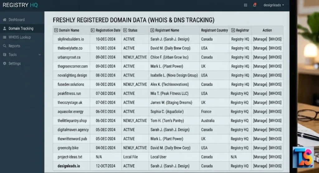 Where to Find Freshly Registered Domain Data