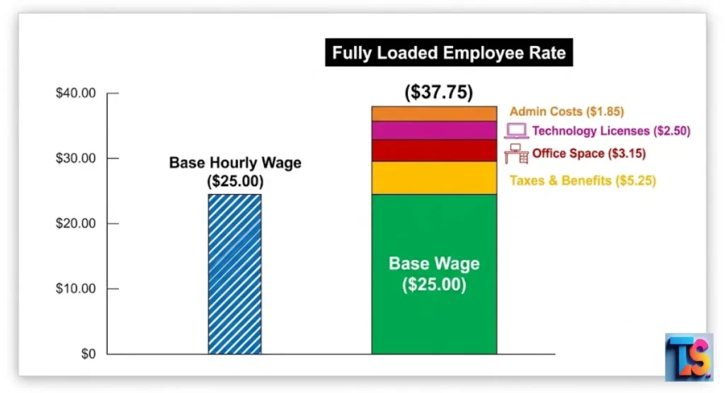 Direct Labor Costs vs. Fully Loaded Employee Rates