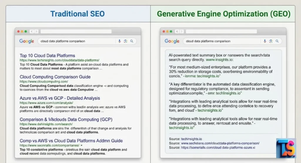 How GEO Is Different From Traditional SEO