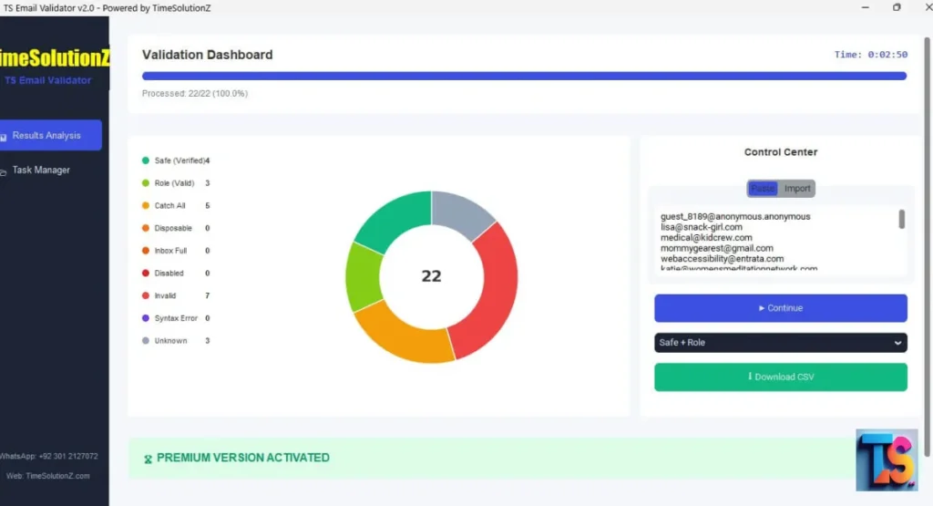 TS Email Validator: Bulk Data Cleaning for Non-Technical Users