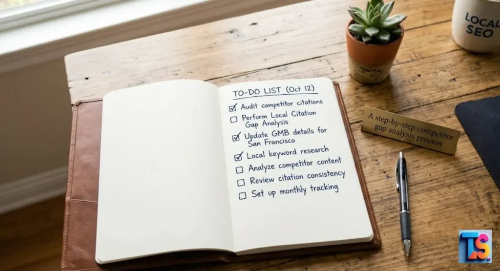 A step-by-step competitor gap analysis process